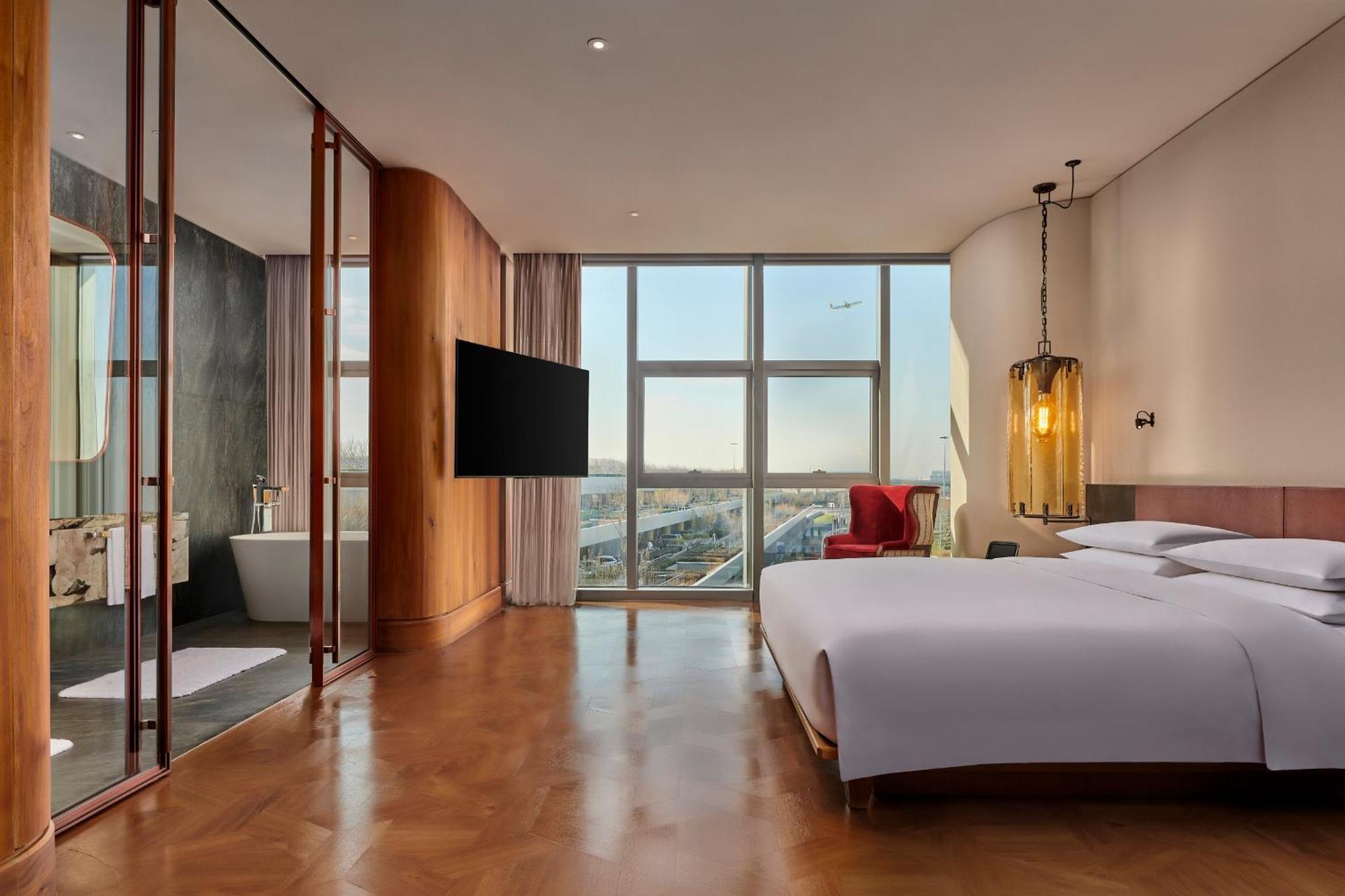 Mumian Beijing Daxing International Airport, Part Of Hyatt Pequim Exterior foto Deluxe Room